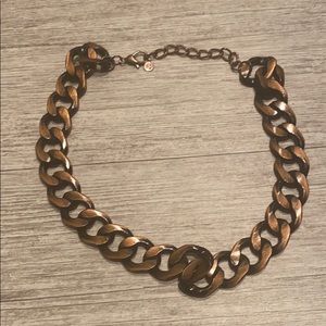 Brownish bronze necklace